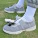 Diabetic Shoes for Women | X-Wide Summer Walking Sneakers | Adjustable Closure for Edema & Swollen Feet | Size 8 Gris - Buy Online on GoSupps.com