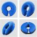 Emwel Pet Inflatable Collar for Dogs and Cats - Comfy Recovery Cone - Medium - Blue - Buy Online on GoSupps.com