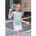 Zaclotre Girls Sleeveless Tank Top and Skorts Set - Aqua Blue, 7-8 Years - Buy Online on GoSupps.com