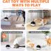 3-in-1 Cat Laser Toy with Interactive Tumbler Ball, Feather Toys, Real Mice Sound - 3 Speeds, 3 Timers - Rechargeable - Indoor Electronic Kitten Chaser Toy - 2021 Newest - Buy Online on GoSupps.com