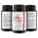 3X Lifetime Keto + ACV Cleanse - Full Body Keto Detox Cleanse - 90 Day Supply for Belly Bloat Reduction - With Psyllium Digestive Support for Energy & Focus - Keto Detox Cleanser - Buy Online on GoSupps.com