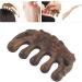 Massage Comb | Wooden Scalp & Head Massage Device | Relaxation Tool for Neck Shoulder & Hand | Green Sandalwood Wide Tooth Comb - Buy Online on GoSupps.com