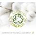 Simply Gentle Organic Cotton Pads Dual sided - Sealed Edges - Low Lint - 100% Organic Cotton Wool 100 Count (Pack of 6) - Buy Online on GoSupps.com