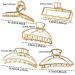 Buy 5-Piece Slipproof Hair Clips for Thick & Thin Hair | Durable Metal Hair Claws for Women - Buy Online on GoSupps.com
