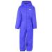 Trespass Kids' Waterproof Drip Drop Outdoor Rain Suit 5-6 Years Spectre Blue
