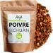 Poivre de Sichuan 100% Naturel - Piment de Sichuan Grains Entier Poivre Sauvage Baies Rouges Sichuan - NCA (50) 50.0 Grammes