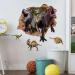 Dinosaur Wall Decals for Boys Room - Peel and Stick Removable Stickers for Kids Nursery and Living Room - Buy Online on GoSupps.com
