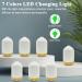 Ceramic Electric Aroma Diffuser with 6 Essential Oils Gift Set - 7 Colors LED Light - 4 Timers Modes - 100ml Waterless Auto-Off Diffuser for Home/Office/Spa - Buy Online on GoSupps.com