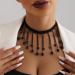 VSilay Lianxue Farming Fringe Half Call - Fashionable Water Drops Tquad Fans & Collarbone Chains for Women & Girls | International Shipping - Buy Online on GoSupps.com