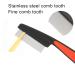 High-Quality Stainless Steel Fine Tooth Comb for Dandruff | Professional Hair Comb for Kids & Adults - International Shipping Available - Buy Online on GoSupps.com