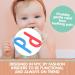 2pcs P Shape Silicone Teething Toy for 3 Month Babies - Sensory Chew Tube (Type 1) - Buy Online on GoSupps.com