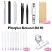 Fiber Nails Extension Kit - 122 Pieces | Nail Fiberglass Set for Quick Extension & Shaping | False Nails Manicure Salon Tool - Buy Online on GoSupps.com