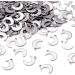 Pandahall 200pcs Stainless Steel Moon Tag Pendants 16x11x0.9mm for Jewelry Making - Buy Online on GoSupps.com