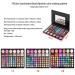 FantasyDay Profi Eyeshadow Palette - 78 Highly Pigmented Colors | Complete Makeup Set with Lipstick Concealer & Rouge | Best Natural & Warm Shades for Stunning Looks - Buy Online on GoSupps.com