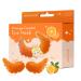 MOND'SUB Under Eye Mask - 6 Pairs Orange Crystal Eye Mask for Sleeping- Puffy Eyes & Dark Circles Treatments with Hyaluronic Acid Reduce Under Eye Bags and Smooth Wrinkles Brighten Complexion