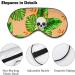 Skull Leaf Pattern Sleep Mask | Adjustable Blindfold for Sleeping | Blocks Light for Night Travel | Men and Women - Buy Online on GoSupps.com