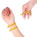 24-Piece Softball Baseball Hair Ties & Headbands Set for Girls - Yellow Sports Accessories - Buy Online on GoSupps.com