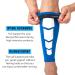 360 RELIEF Compression Calf Sleeves for Fitness Sports | Shin Splints Muscle Cramps Relief | Running Jogging Marathon Hiking | Large Blue - 1 Pair with Mesh Laundry Bag - Buy Online on GoSupps.com