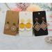Twavang Earring Card Holder Set - 100 Kraft Paper Display Cards, 100 Clear Earring Backs, 100 Self Adhesive Bags - Brown 3.5 x 2 - Ideal for Jewelry Display - Buy Online on GoSupps.com