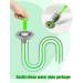 6-Pack Snake Drain Clog Remover Tool - 25 Inch Hair Cleaner for Sink & Tube - Green - Buy Online on GoSupps.com