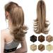 Hair Scrunchies Hair Bun Synthetic Clips In Ponytail Hair Extensions Wig 14 Inch Long Wavy Wig Bun with Elastic Band Ponytail for Women Women Hair Bun (Color : 8 Size : 14inches) 14inches 8 - Buy Online on GoSupps.com