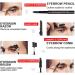 SENXILLER Eyebrow Grooming Kit - Razor, Pencil, Brush, Scissors, Tweezers, Stencil & Mirror for Men and Women - Buy Online on GoSupps.com