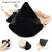 Washable Triangle Shape Powder Puff Mini Cosmetics Soft Cotton Face Powder Lightweight Puff Makeup Tools Beauty Puff Sticking Evenly Cosmetic Tools (Triangle Black_3pcs) - Buy Online on GoSupps.com