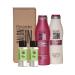 RECAMIER Anti Frizz Shampoo Conditioner Set Hair 10.1 OZ + 2 Nano keratin Shots