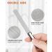 FVION Nail File Set - Professional Metal Nail Files for Fingernails & Toenails - Double-Sided Stainless Steel Manicure Pedicure Tools - Buy Online on GoSupps.com