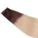 Shop 100% Remy Tape In Hair Extensions - #2/60 Ombre - 60cm - 20 Bricks - Tress by Novon - Buy Online on GoSupps.com