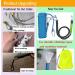 ZENGSUSU Dog Tie Out Cable for Camping 75ft Dog Runner Cable with 4ft Bungee Binding Dog Lead Line Holds up to 300 lbs for Yard and Park 75ft-10mm - Buy Online on GoSupps.com