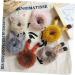 Beavorty Cat Hair Bobbles Hair Ring Cat Ear Scrunchies Hair Scrunchies for Womens Hair Pink Fluffy Hair Ties Headband Holder Stuffed Bunny Plush Satin Hair Tie Animal Miss Short Hair Rope - Buy Online on GoSupps.com