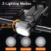 3-in-1 Bike Light Set with Phone Mount - USB Rechargeable LED Headlight and Taillight for All Bicycles | 360 Rotation, 3 Modes, Power Bank - Easy to Install - Buy Online on GoSupps.com