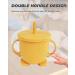 DUALFERV 2-in-1 Silicone Sippy Cup & Snack Containers | Baby Sippy Cups with Straws & Snack Lid | BPA Free | Infant & Toddler Training Cup | 6 Months - Buy Online on GoSupps.com