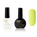 Canada HMD Soak Off UV LED GEl Nail polish color 013 with No Wipe Mirror Shine Top Coat set lime color