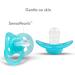 Medela Baby Pacifier | 6-18 Months | BPA-Free | Lightweight & Orthodontic | 2-Pack | Turquoise Blue and White with Baby Animals - Buy Online on GoSupps.com