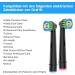 16 Precision Brush Heads for Oral B Electric Toothbrushes - Black | International Shipping Available - Buy Online on GoSupps.com