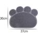 ExeQianming Pet Mat - Claw Shape Feeding Mat for Dogs | 30x37 cm Gray | Ideal for Drinking & Eating - International Shipping Available - Buy Online on GoSupps.com
