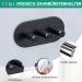 Premium Stainless Steel Split Brush Holder | Wall-Mounted Toothbrush Organizer | Black Electric Toothbrush Bracket for Bathroom - Buy Online on GoSupps.com