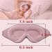 3D Contoured Eye Mask for Lash Extensions - Comfortable Sleeping Mask for Travel & Meditation - Buy Online on GoSupps.com