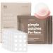 OMMA Pimple Stickers with Hydrocolloid Acne Spot Treatment Patch | Efficient Zit Patches for Face Acne Spot Dots for Extracting Whiteheads | Korean Pimple Patch with Salicylic Acid | 72 Zit Stickers