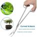Lxiyu 7 in 1 Stainless Steel Aquarium Aquascaping Tools Kit for Tank Clean & Aquascape - Tweezers, Scissors, Scrapers and more - Buy Online on GoSupps.com