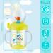 Baby Drinking Cup with Straw | Cute Whale Design | 220ML Portable Water Cup | Creative Colorful Toddler Cup for Kids | Boys Girls | Light Green - Buy Online on GoSupps.com
