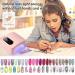 Rechargeable 72W Cordless Gel UV LED Nail Lamp - Wireless Professional Nail Dryer with Auto Sensor & Display - Quick Dry Curing Light for Nail Polish - Lightweight Pink Gift for Women - Buy Online on GoSupps.com