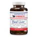 Physician's Strength Beef Liver - 150 Capsules - Natural Source of Iron Vitamin A & B12 - 100% Grass Fed - Non-GMO & No Additives - 30 Servings