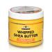 AKWAABA Whipped Shea Butter (Cantaloupe) 12 oz - Body & Hair Moisturizer with Raw Shea Butter - Rich in Vitamins A & E - Natural Yellow - Buy Online on GoSupps.com
