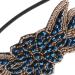 Beaupretty Beaded Flapper Headband Vintage 1920s Headpiece Performance Hair Accessory for Party Wedding Anniversary(Blue) - Buy Online on GoSupps.com