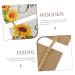 ABOOFAN Sunflower Wood Listing Ornament Wall Decorations Sunflower Decor for Bedroom Wooden - Buy Online on GoSupps.com