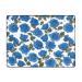 Beautiful Blue Roses Flannel Non-Slip Floor Mat - Comfortable Lint-Free Relieving Foot Pressure Suitable for Many Occasions Size: 63x48 Inches