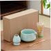 Matcha Whisk and Bowl Matcha Set Bamboo Ceramic Matcha Kit Includes Whisk Tea Spoon 580ml Bowl and Whisk Holder Manual Japanese Tea Set for Matcha Making Style1 Style 1 - Buy Online on GoSupps.com